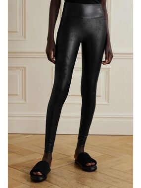 SPANX FAUX STRETCH LEATHER LEGGING
